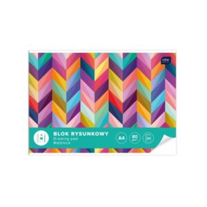 Blok szkolny, RYSUNKOWY BIAŁY A4/20k| INTERDRUK