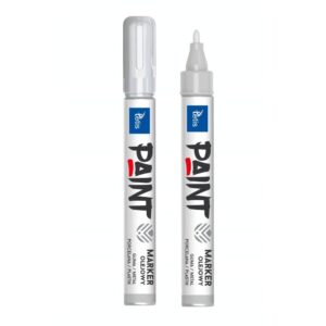 Marker olejowy TETIS KM202 - okrągły 2 mm SREBRNY