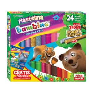 Plastelina dla DZIECI - Bambino 24 kolorów