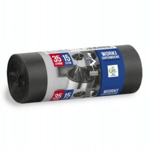 Worki na śmieci SUPERMOCNE 35L 15szt. ANNA ZARADNA