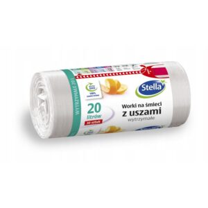 Worki na śmieci, łazienkowe STELLA 20L 30szt białe