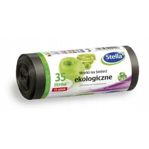 Worki na śmieci EKOLOGICZNE 35L 15 szt (LDPE)