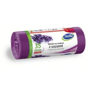 Worki na śmieci fiolet PACHNĄCE LAWENDA 35L 24 szt