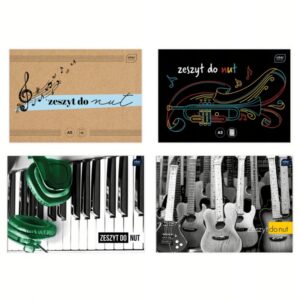 Zeszyt DO NUT A4/16k PIĘCIOLINIA | Miękka okładka