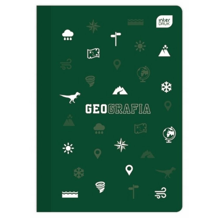 Zeszyt KRATKA A5/60k GEOGRAFIA | Okładka Plastik