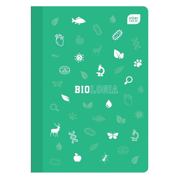 Zeszyt KRATKA A5/60k BIOLOGIA | Okładka Plastikowa