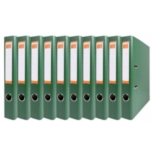 Segregator biurowy 50 mm / A4 - ZIELONE 10 szt