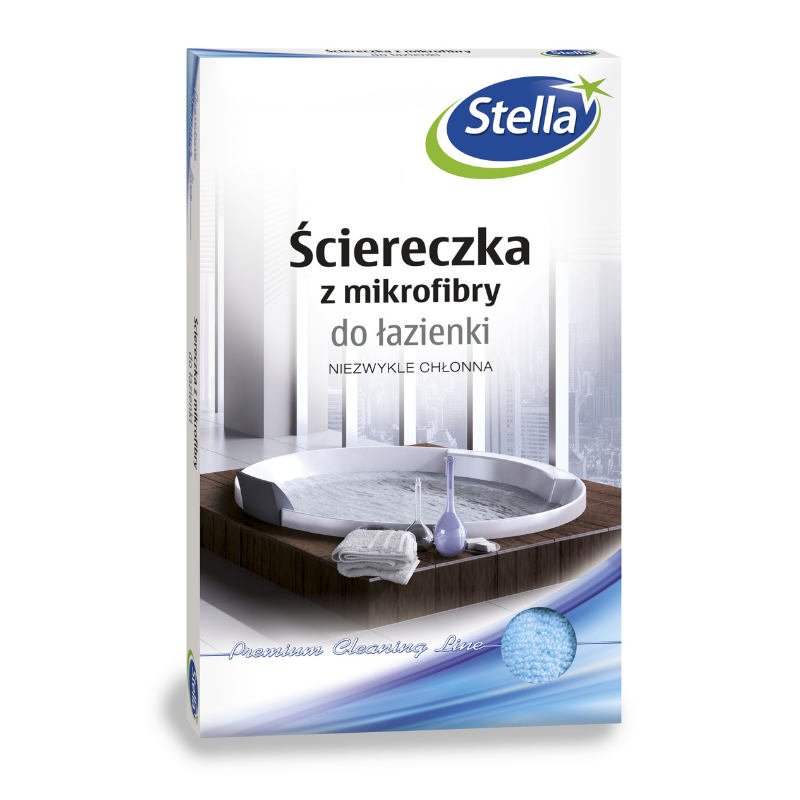 Ściereczka z mikrofibry do łazienki STELLA