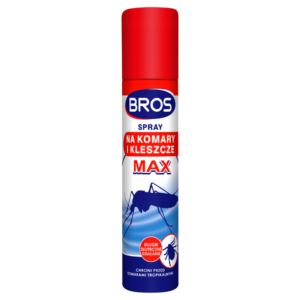 Spray na komary i kleszcze, ochronny BROS MAX 90ml