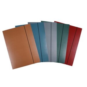 TECZKA Z GUMKĄ OFFICE PRODUCTS NATURA, KARTON/LAKIER, A4, 300GSM, 3-SKRZ., MIX KOLORÓW