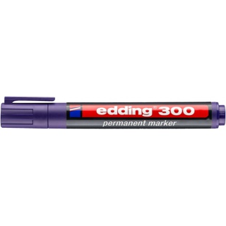 Marker permanentny e-300 EDDING, 1,5-3mm, fioletowy - obrazek 2