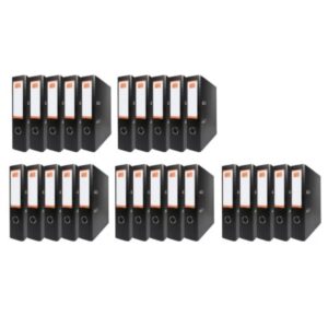 Segregator biurowy 75 mm / A4 - CZARNE 25 szt