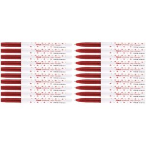 Długopis TRADYCYJNY - Toma GWIAZDKA CZERWONY 20szt