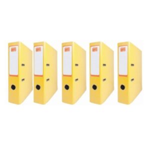Segregator biurowy 75 mm / A4 - ŻÓŁTE 5szt