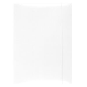 TECZKA Z GUMKĄ A4 KARTONOWA LAKIEROWANA BIAŁA OFFICE PRODUCTS 25szt