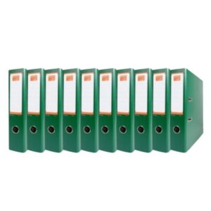 Segregator biurowy 75 mm / A4 - ZIELONE 10 szt