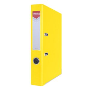 Segregator OFFICE PRODUCTS Officer z szyną, PP, A4/55mm, żółty