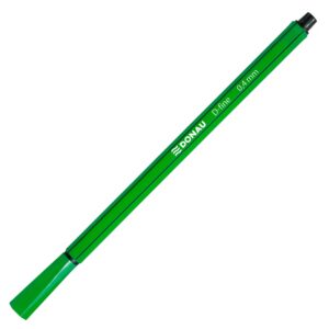 Cienkopis DONAU D-Fine, 0,4 mm, zielony