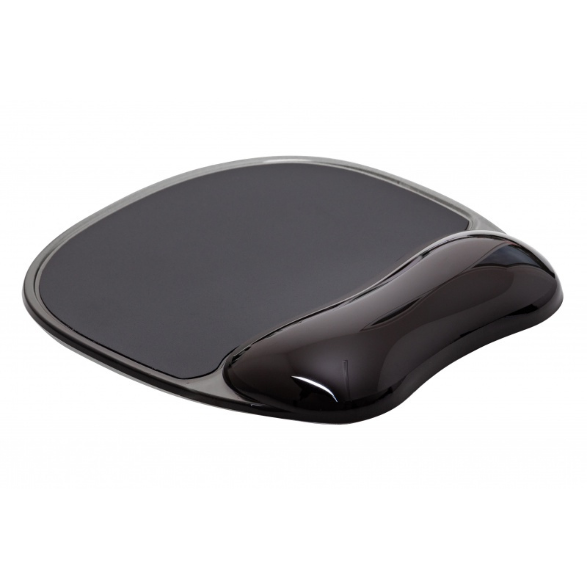 Podkładka pod mysz Q-CONNECT, żelowa, z podparciem dla nadgarstka, czarny