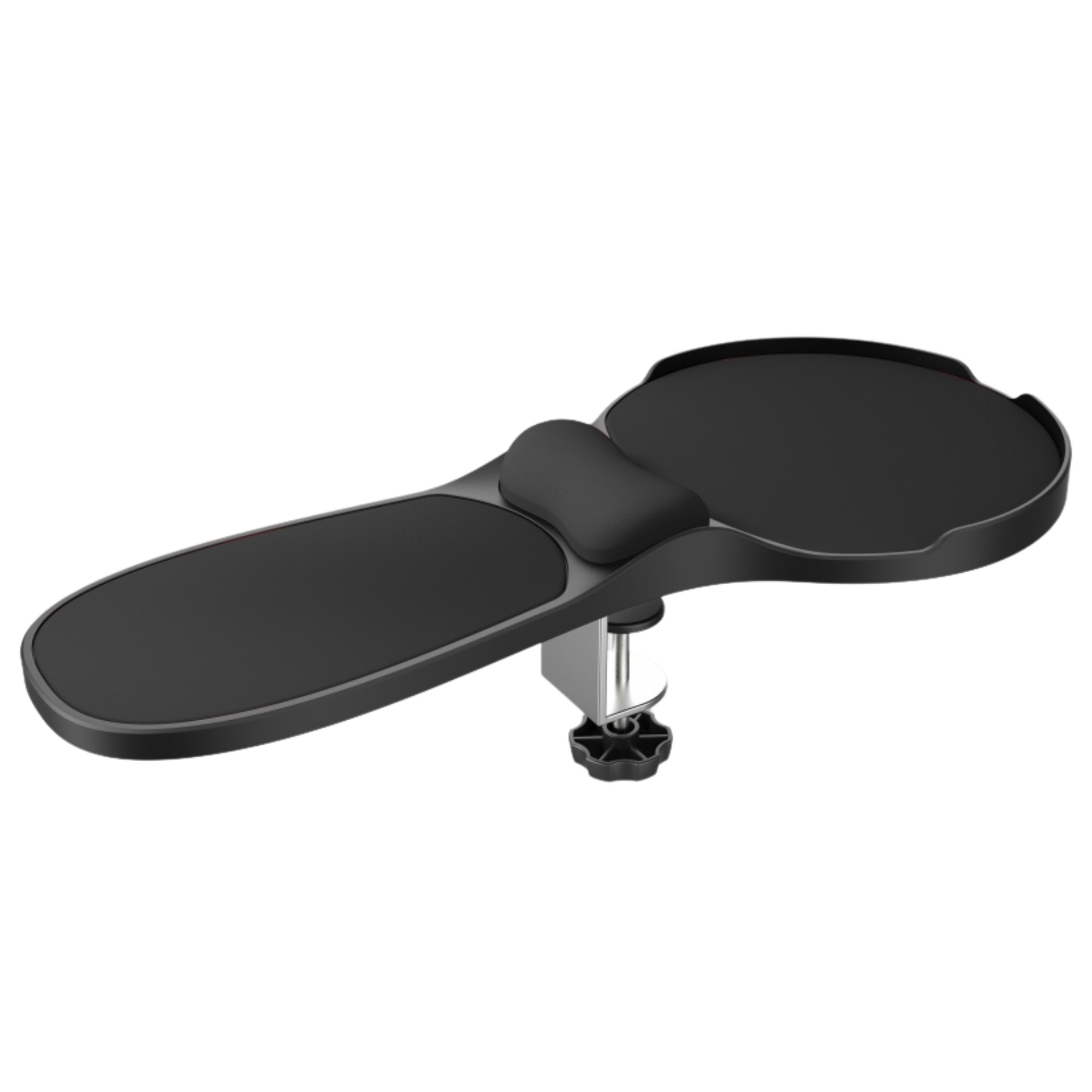 Podłokietnik Q-CONNECT, z podkładką pod mysz i podparciem nadgarstka, czarny