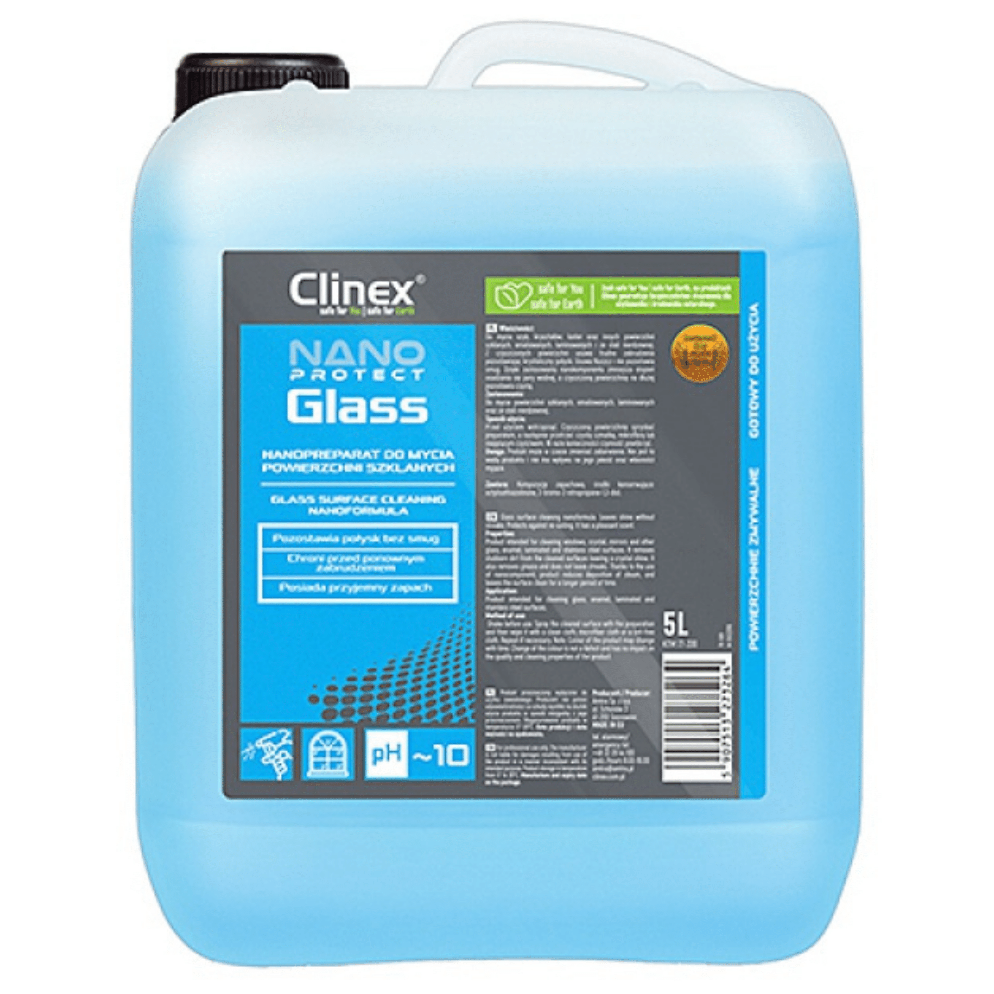 Preparat do mycia szyb CLINEX Nano Protect Glass 5L