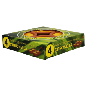 Świeca Świeczka pochodnia ogrodowa zapachowa CITRONELLA - MINI 4SZT