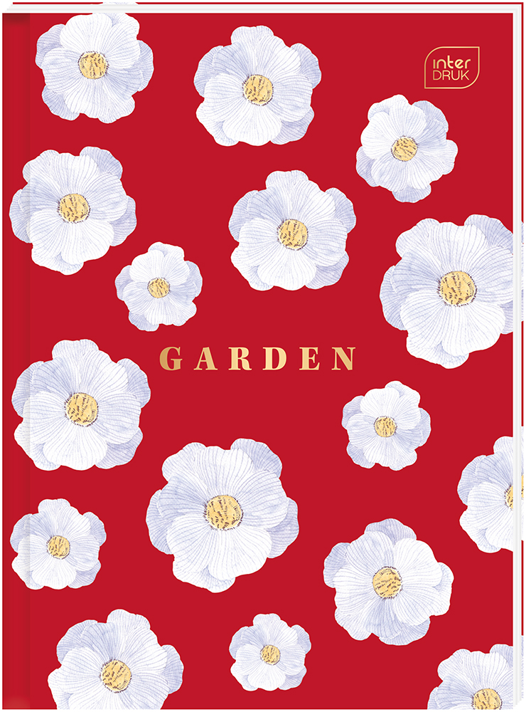 Zeszyt w twardej okładce | Brulion A4/96k # KRATKA HS Garden - obrazek 3