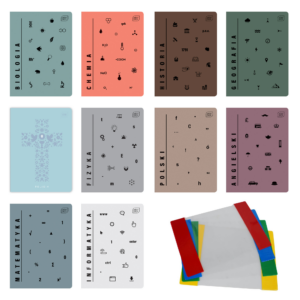 Zestaw zeszytów tematycznych A5/60k 10 szt Religia (2023r) + 10 okładek