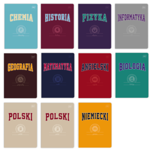 Zestaw zeszytów tematycznych A5/60k 11szt 2x POL