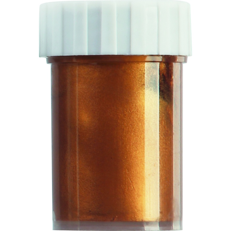 Farby plakatowe KEYROAD Metallic, 6x22ml, pędzelek gratis, w pudełku, mix kolorów - obrazek 6