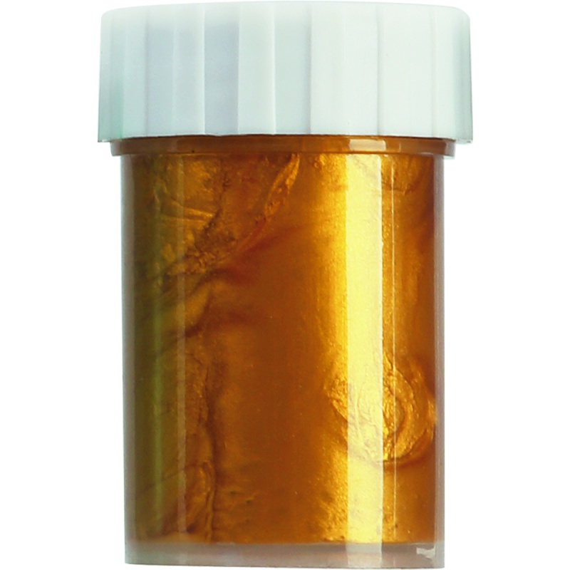 Farby plakatowe KEYROAD Metallic, 6x22ml, pędzelek gratis, w pudełku, mix kolorów - obrazek 3