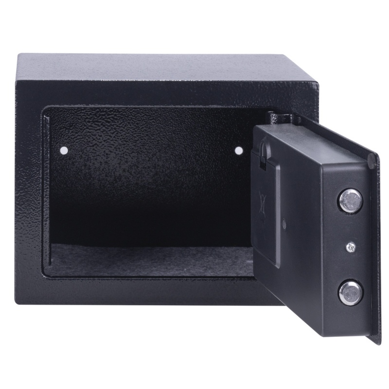 Sejf manualno-cyfrowy DONAU TECH, 230x170x170 mm, czarny - obrazek 4