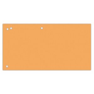 Przekładki OFFICE PRODUCTS, karton, 1/3 A4, 240x105mm, 100szt., pomarańczowe