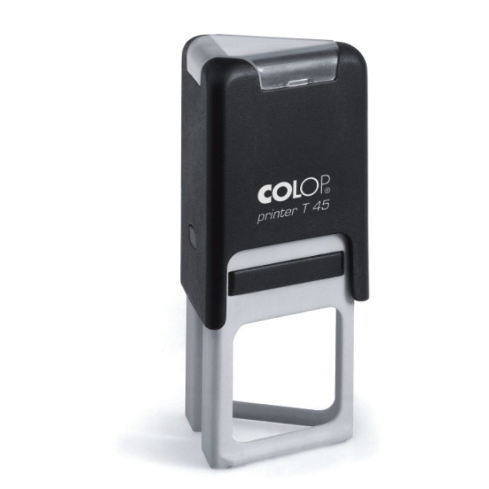 Pieczątka COLOP TRÓJKĄTNY T45 z logo + GUMKA GRATIS