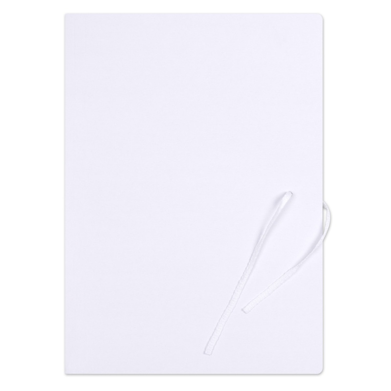 Teczka wiązana OFFICE PRODUCTS Premium, karton, A4, 350gsm, 3-skrz., biała