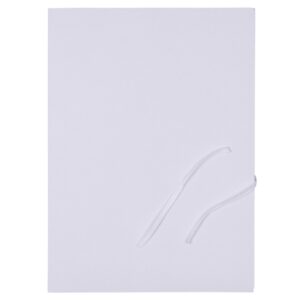 Teczka wiązana OFFICE PRODUCTS Budget, karton, A4, 250gsm, 3-skrz., biała