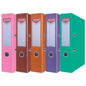 Zestaw 5x Segregator Biurowy (szeroki) 75 mm / A4 - Kolory TREND