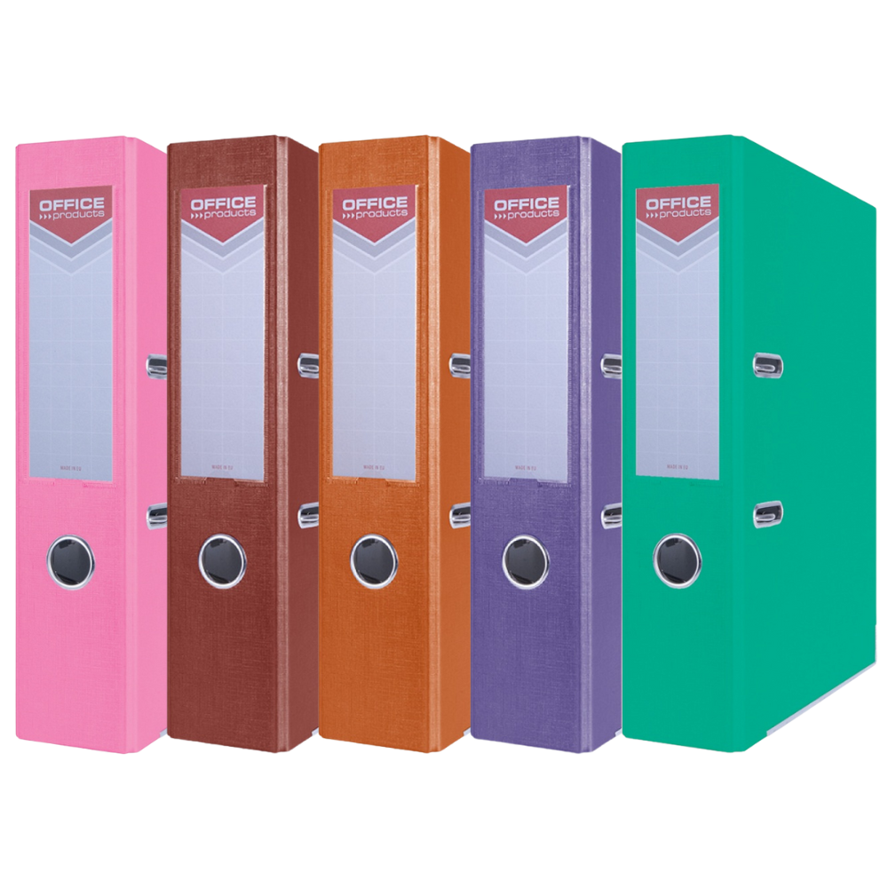 Zestaw 5x Segregator Biurowy (szeroki) 75 mm / A4 - Kolory TREND