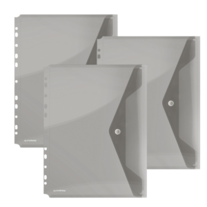 Teczka kopertowa DONAU zatrzask, A4, z europerforacją - dymna x 20szt