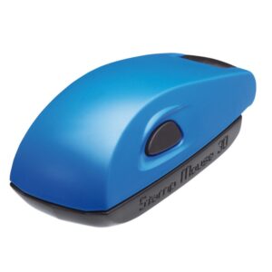Pieczątka Kieszonkowa STAMP MOUSE 30 NIEBIESKI 47x18 mm + GUMKA GRATIS