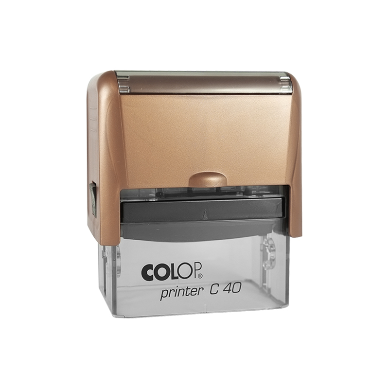Pieczątka Colop Printer Compact 40 PRO - METALICZNY BRĄZ - obrazek 2