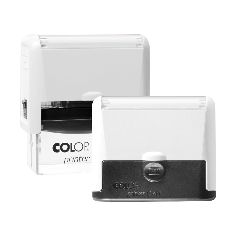 Pieczątka Colop Printer Compact 40 PRO - POLARNY BIAŁY