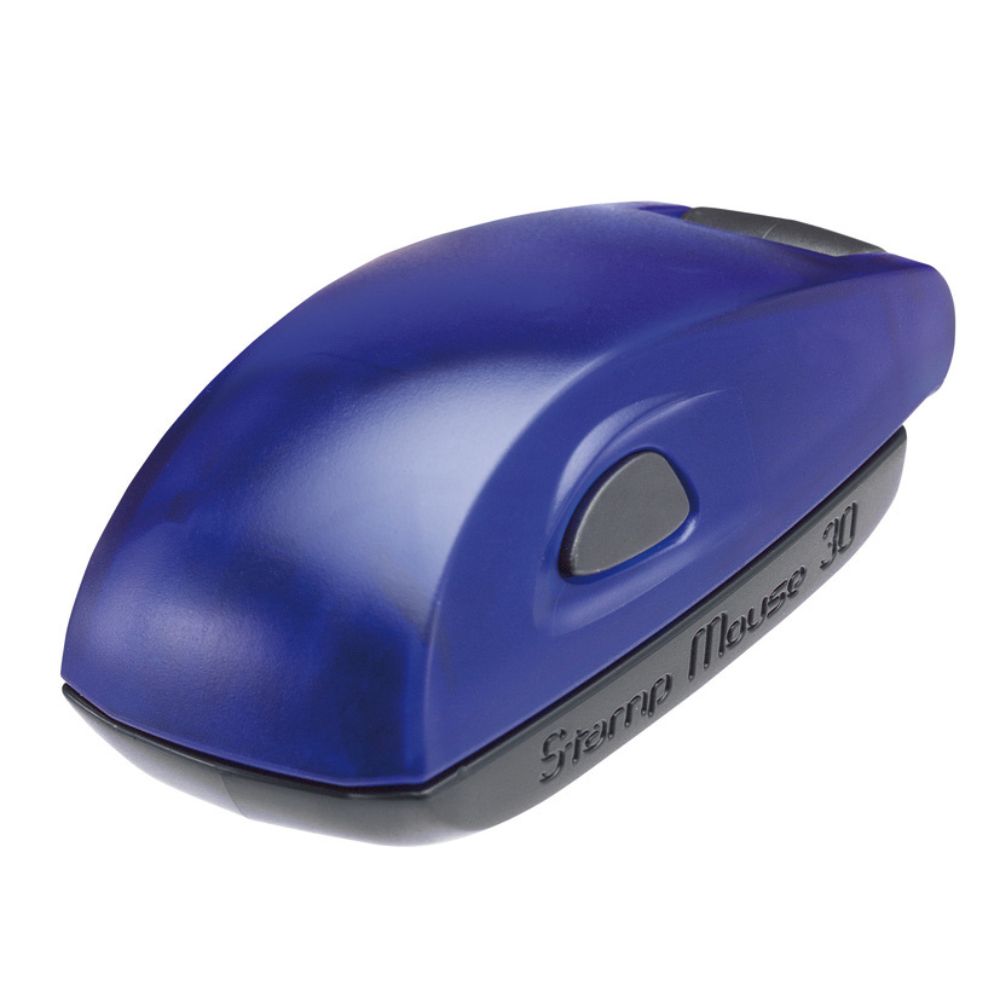 Pieczątka Kieszonkowa STAMP MOUSE 30 INDIGO 47x18 mm + GUMKA GRATIS