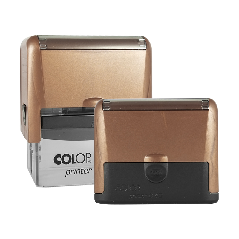 Pieczątka Colop Printer Compact 40 PRO - METALICZNY BRĄZ