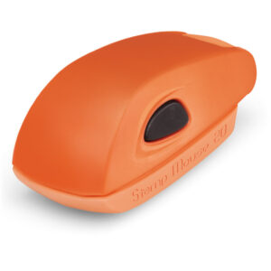 Pieczątka Kieszonkowa STAMP MOUSE 20 POMARAŃCZOWY 38x14 mm + GUMKA GRATIS