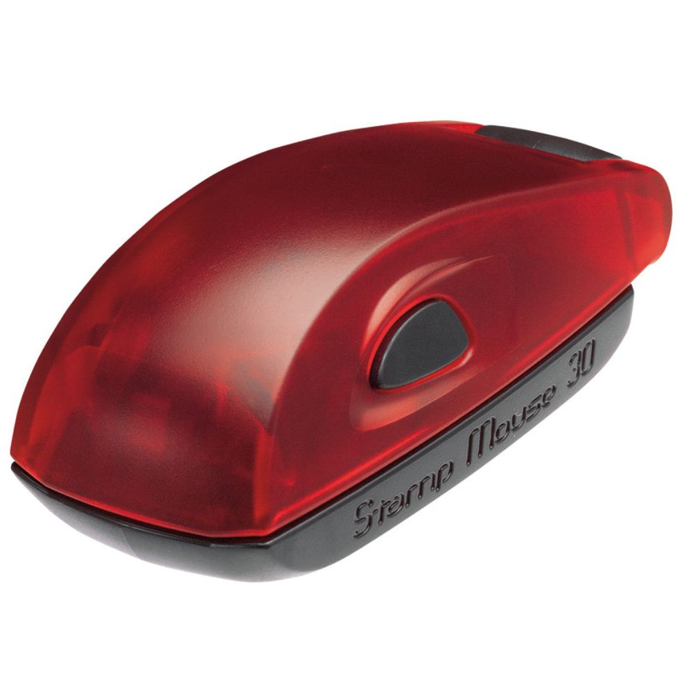 Pieczątka Kieszonkowa STAMP MOUSE 30 RUBY 47x18 mm + GUMKA GRATIS