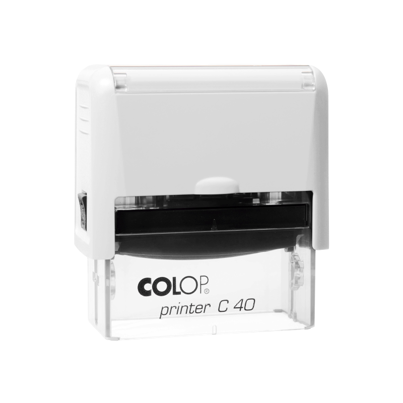 Pieczątka Colop Printer Compact 40 PRO - POLARNY BIAŁY - obrazek 2