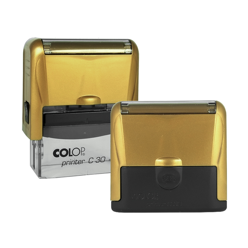 Pieczątka Colop Printer Compact 30 PRO - METALICZNY ZŁOTY