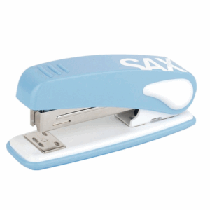 Zszywacz SAX239 Design, zszywa do 25 kartek, display, jasnoniebieski
