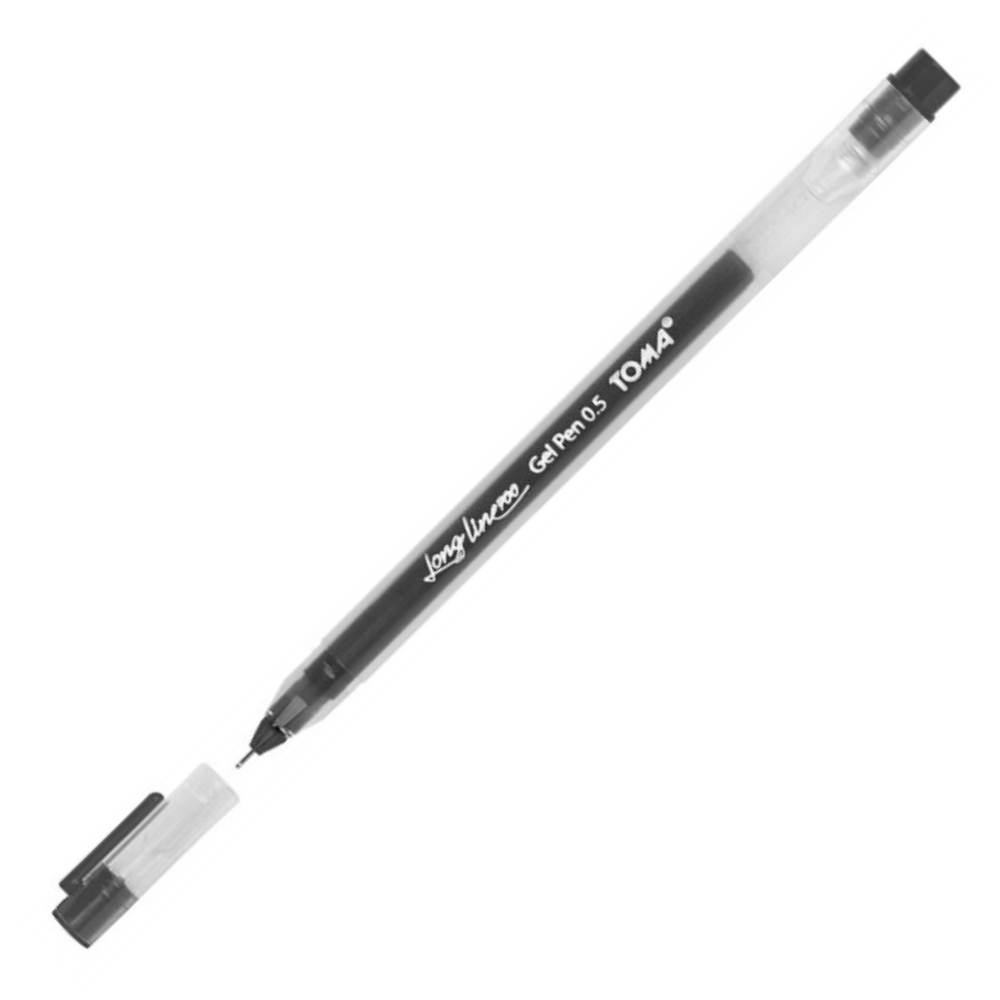 Długopis żelowy Long Line 0,5mm - Czarny